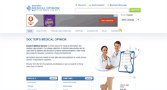 Desktop Screenshot of doctorsmedicalopinion.com